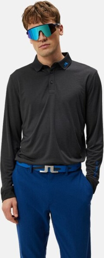 Tour Tech Long Sleeve, Black Melange, Xl, Piketrøyer