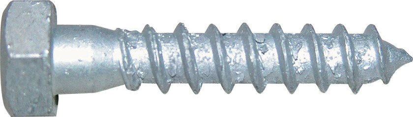 Nkt Fasteners Treskrue Fransk 10x40 Varmeforsinket 50 Stk/pk