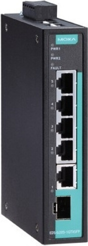 Bilde av EDS-G205-1GTXSFP - switch - 5 ports - unmanaged