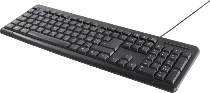 Bilde av Wired Tastatur med Nordisk Layout - Svart