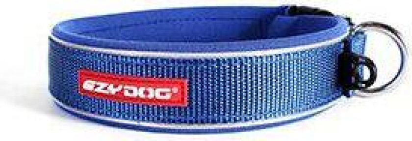 Neopren Reflex Hundehalsbånd Blå L