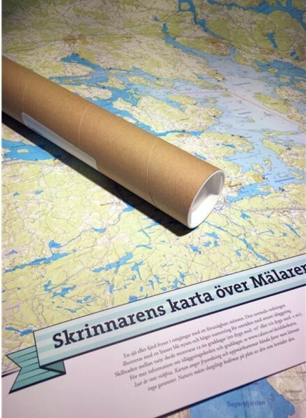 Skrinnarens Väggkarta Skärgården