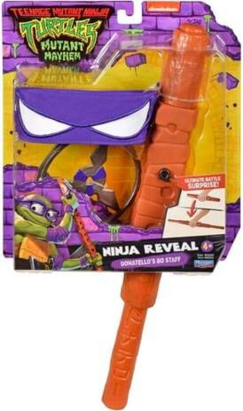 Bilde av Mutant Mayhem Ninja Reveal Rollelek - Donatello