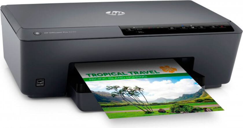 Officejet Pro 6230 ePrinter - Skriver - farge - Dupleks - ink-jet - A4/Legal - 600 x 1200 dpi - opp til 18 spm (mono) / inntil 10 spm (farge) - kapasitet: 225 ark - USB 2.0, LAN, Wi-Fi(n)