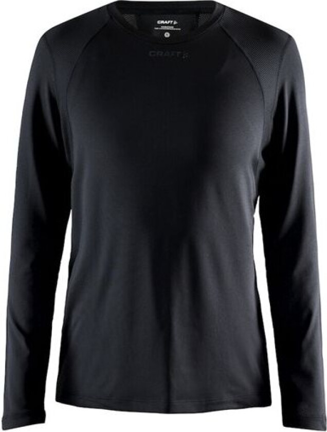 Women's Adv Essence Long Sleeve Tee L, Black