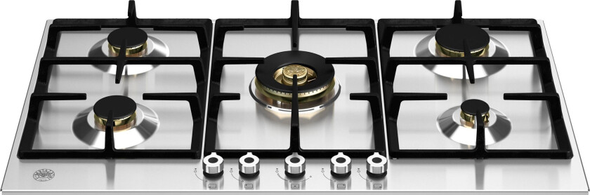 P905CPRO Professional Gasskomfyr 90 cm, Rustfritt Stål