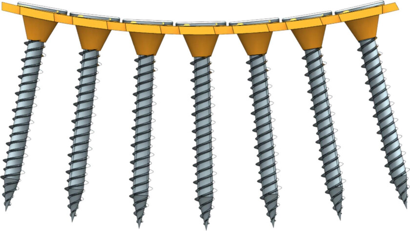 Båndet Gipsskrue P-SCREW-WS Plast PH2 3,9 x 55 mm - 1000 stk.