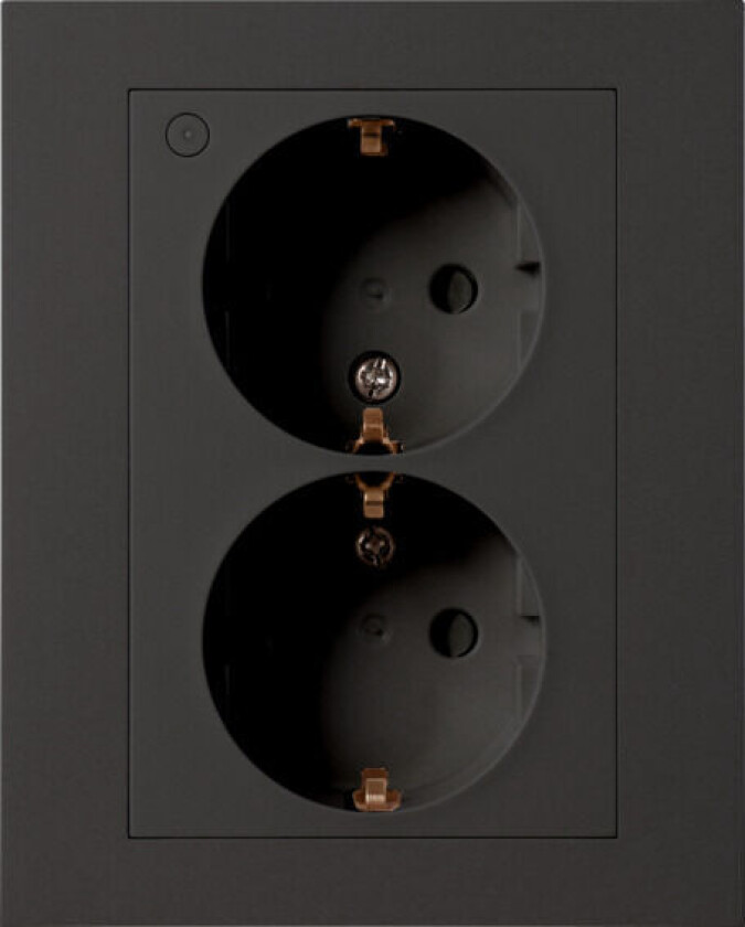 Bilde av Zigbee Smart Stikk Dobbel Lav Sort - 4500991