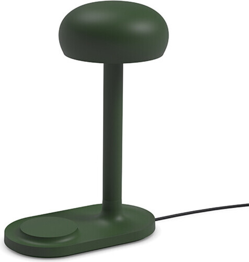 Emendo bordlampe med Qi-lader Emerald green