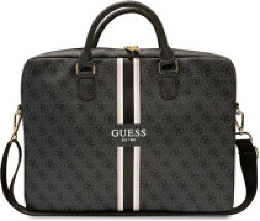 Guess bærbar veske 16 tommer 4G Printed Czarna (GUE002720)