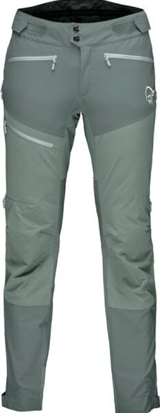 Women's Fjørå Flex1 Pants M, Caviar/Castor Grey