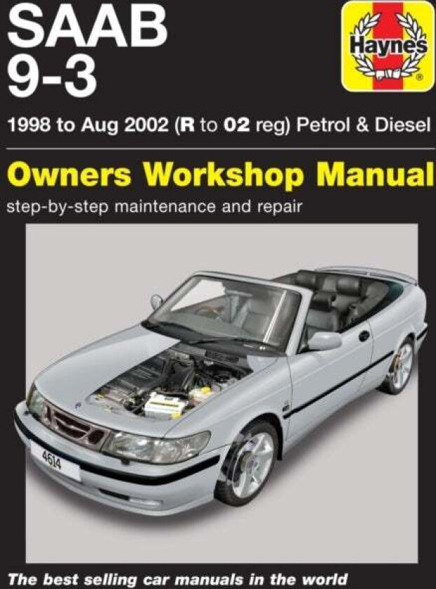 Saab 9-3 Petrol & Diesel (98 - Aug 02) Haynes Repair Manual av Haynes Publishing