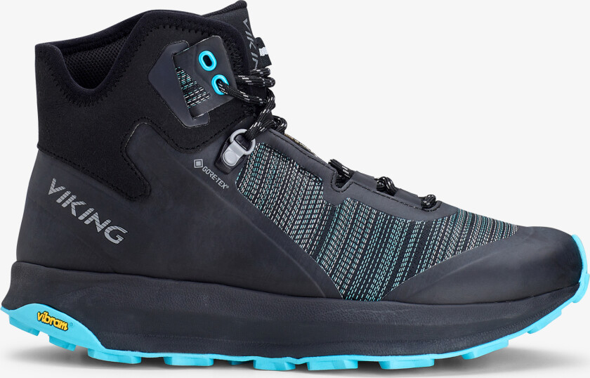 Unisex Cerra Speed Mid GORE-TEX 44, Black/Aqua