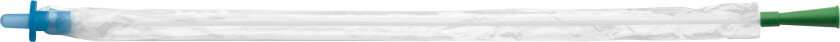 Plus F-Style berøringsfritt intermitterende kateter med integrert pose, Ch 14, 40 cm, 30 stk.