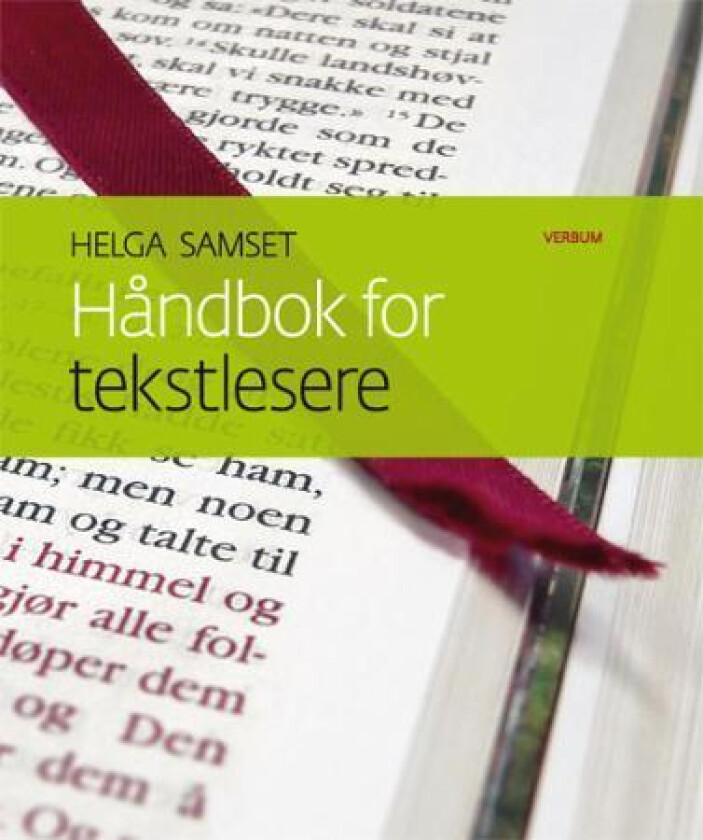 Håndbok for tekstlesere av Helga Samset