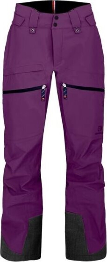 W Pure Pants Aubergine