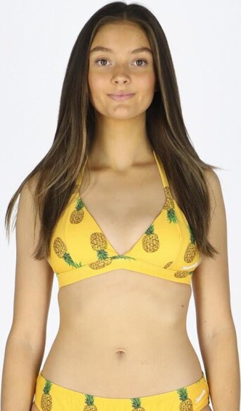 Bikini Top W, Yellow Pineapple, 38, Badeklaer