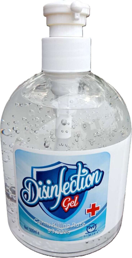 5X Hånddesinfeksjon, Håndspray Gel 500ml 75%