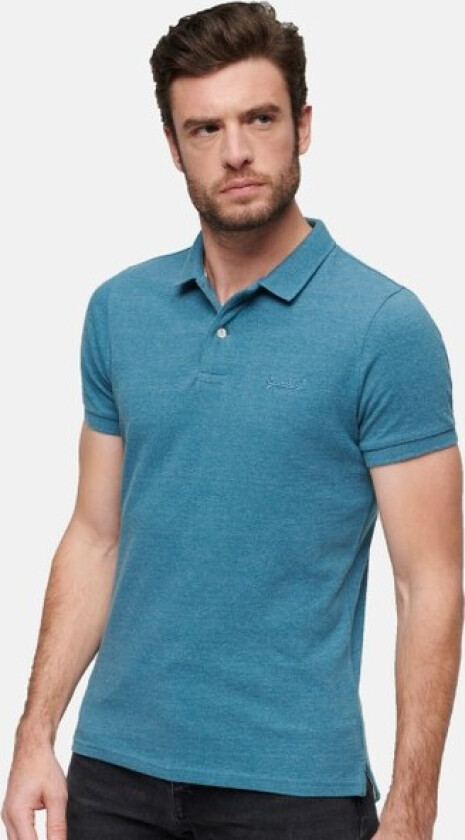 Classic Pique Polo, Alaskan Blue Marl, Xl, Piketrøyer