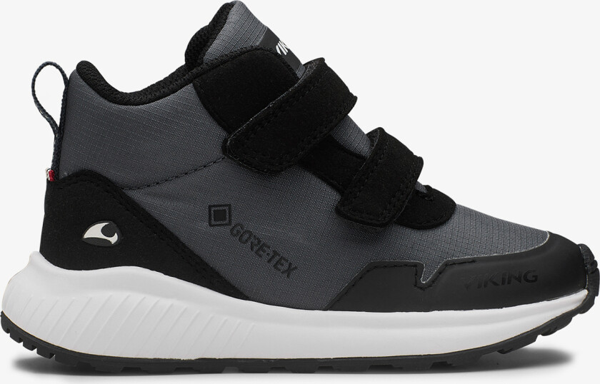 Kids' Aery Track Mid F GORE-TEX 27, Charcoal/Black