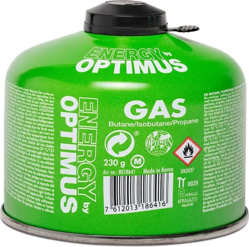 Bilde av Gas Canister 230 G (butan, Propan, Isobutan) Green OneSize