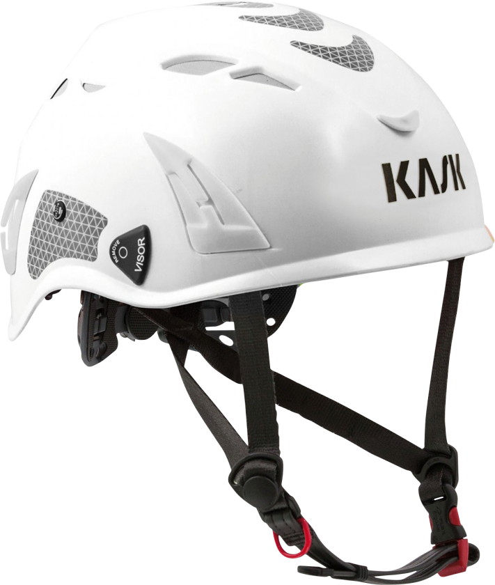 Kask Industrihjelm Superplasma Hi-Viz flou hvid