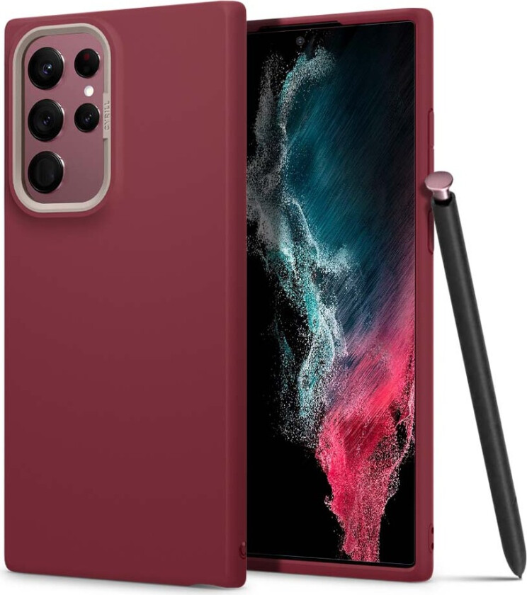 Samsung Galaxy S22 Ultra Deksel Color Brick Sangria