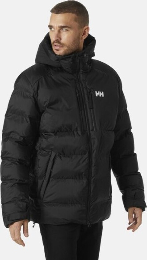 Park Bobleparkas Herre Svart L MarineblåL