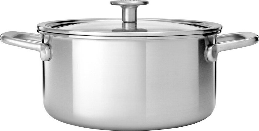 Cookware Collection Gryte med lokk, Rustfritt stål 20 cm