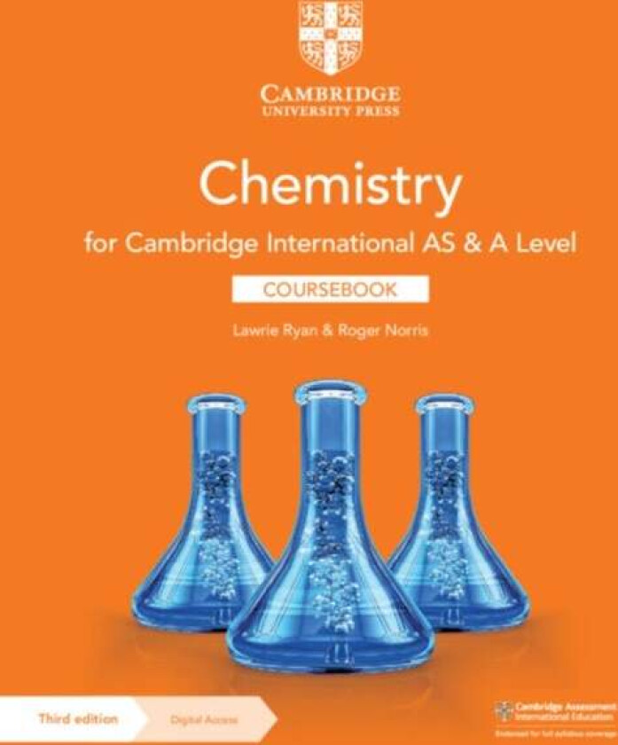 Cambridge International AS & A Level Chemistry Coursebook with Digital Access (2 Years) av Lawrie Ryan, Roger Norris