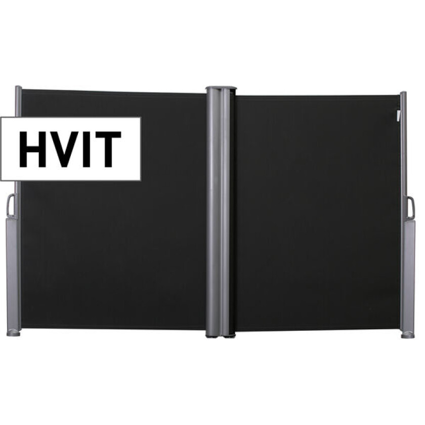 Festival Levegg Dobbel 1,6x6m Hvit/beige