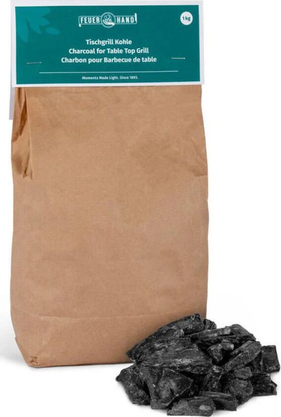 Charcoal For Tamber Table Top Grill Black 1 kg, Black