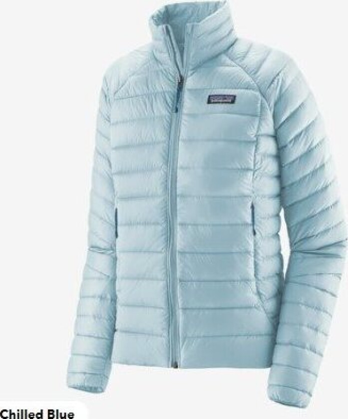 Women's Down Sweater Chilled Blue S, Chilled Blue