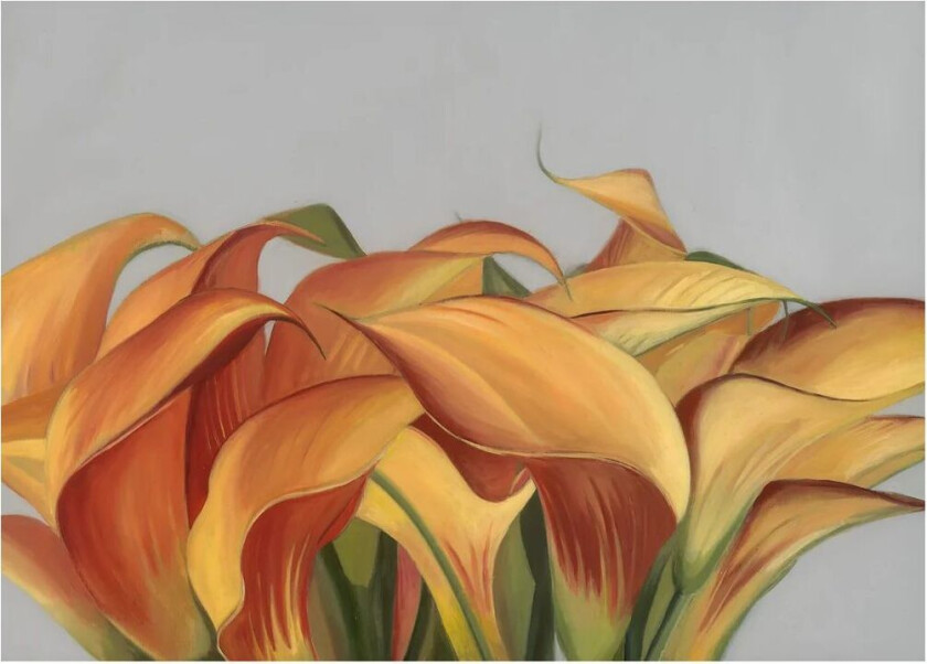 Yellow Flowers poster 30x40 cm