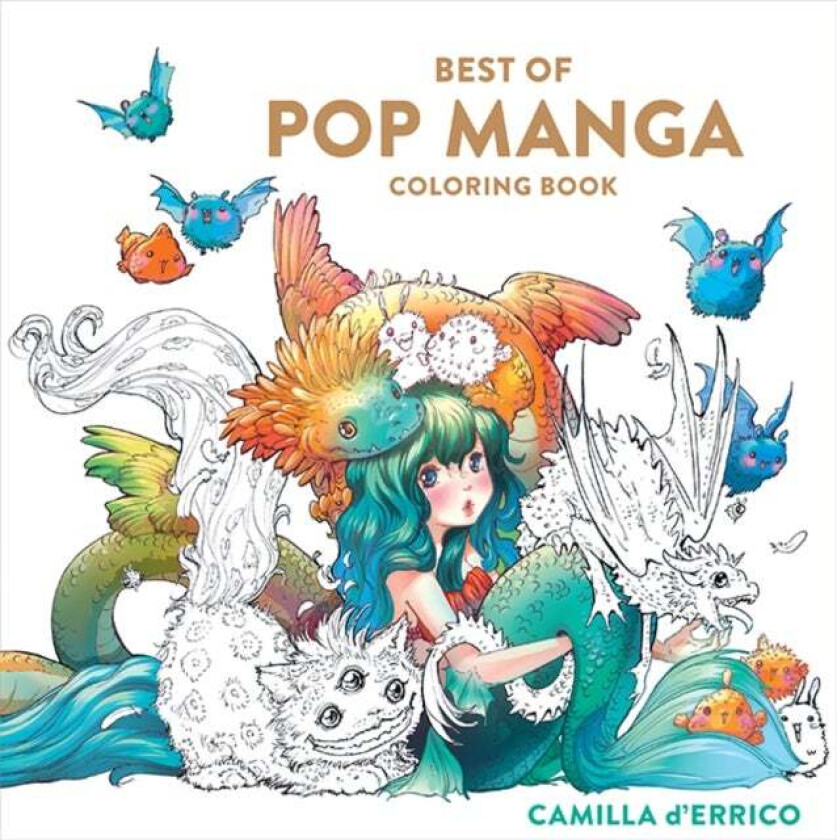 Best of Pop Manga Coloring Book av Camilla D&#039;Errico