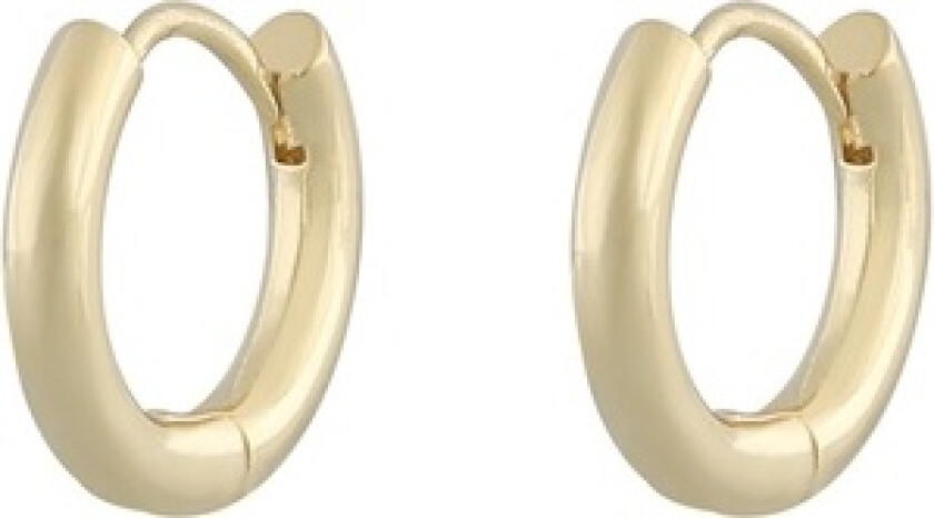 Snö Of Sweden Amsterdam Small Earring Plain Gold 15mm