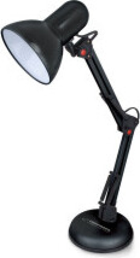 Bordlampe Esperanza ELD112K Sort plast 12 W