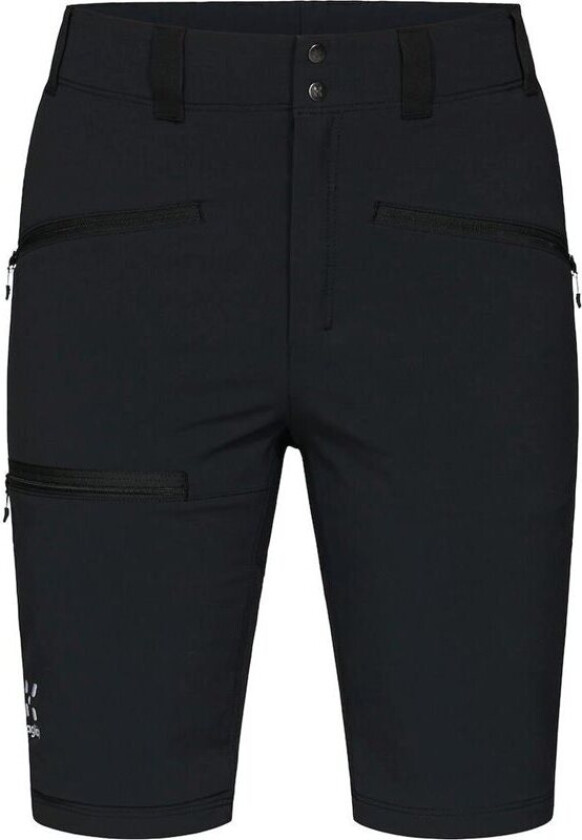 Mid Slim Shorts Women True Black 34
