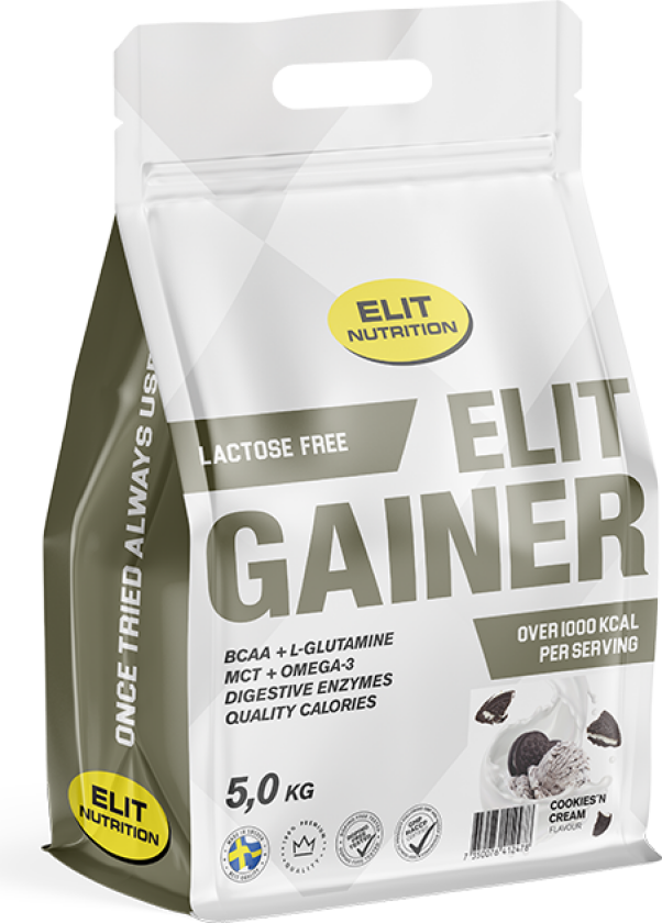 ELIT GAINER - Laktosefri, 5000 g