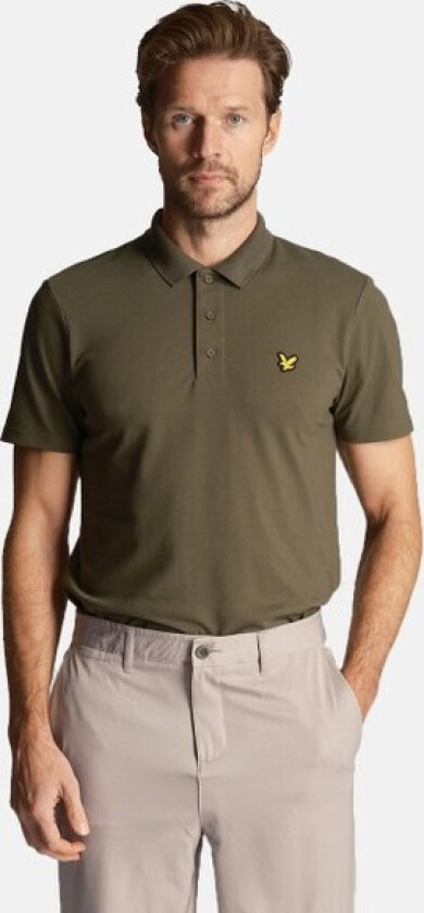 Lyle & Scott Sport Ss Pique Herre Grønn S