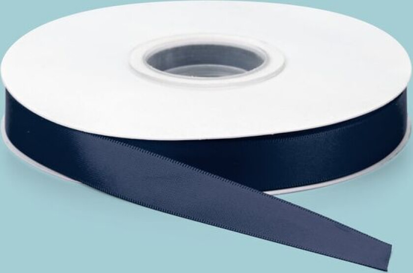 Gavebånd Satin 40m - Marineblå