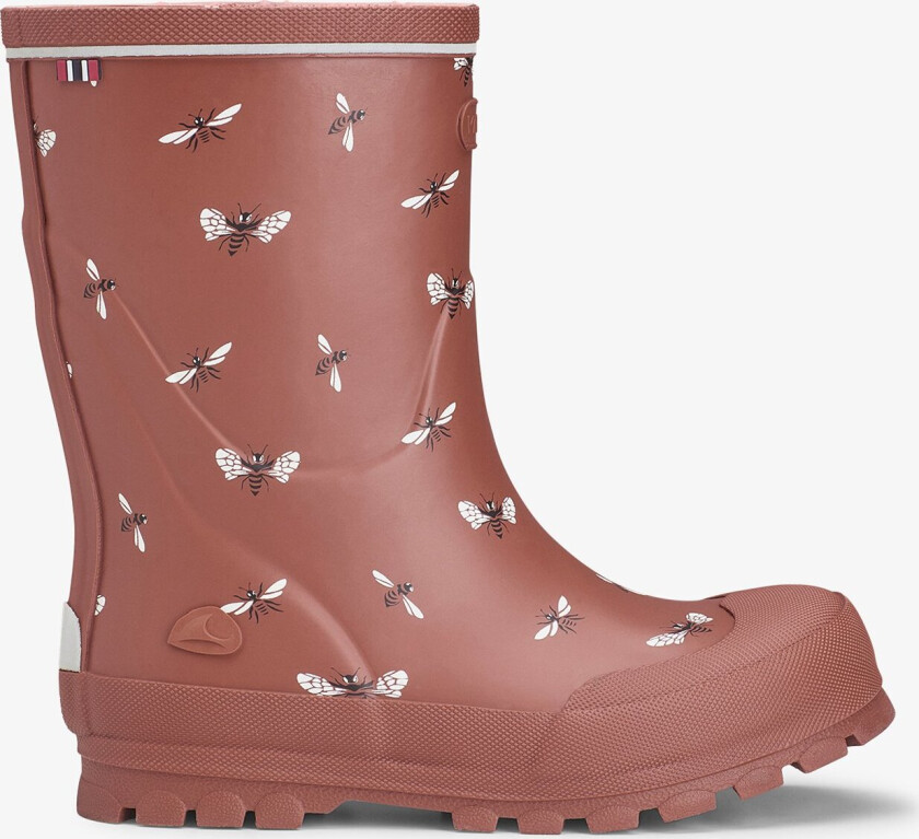 Kids' Jolly Print 30, Cognac/White