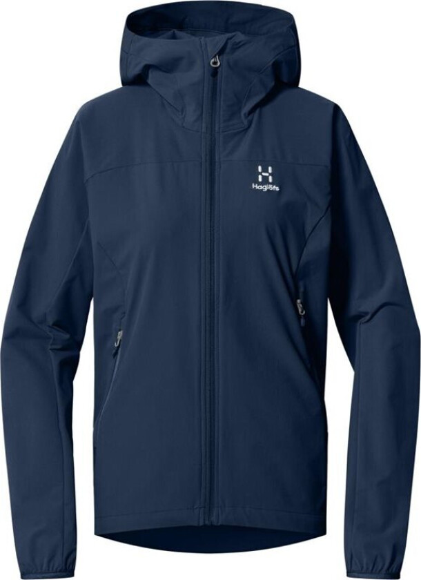 Women's Move Softshell Hood Tarn Blue XS, Tarn Blue