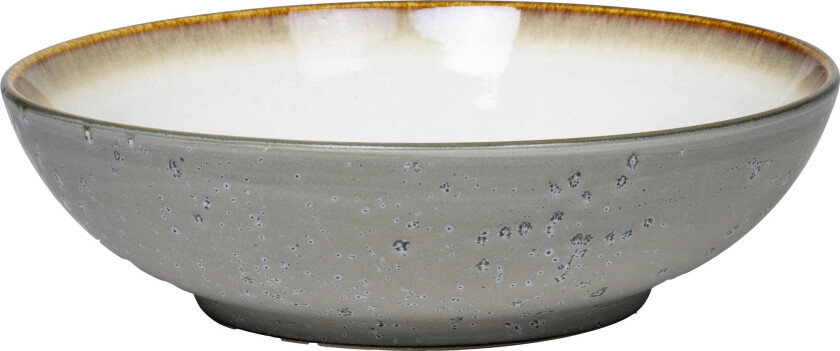 Salatskål 24 cm grå/creme
