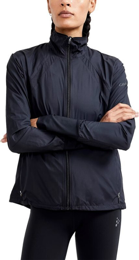Women's Adv Essence Wind Jacket XL, Black