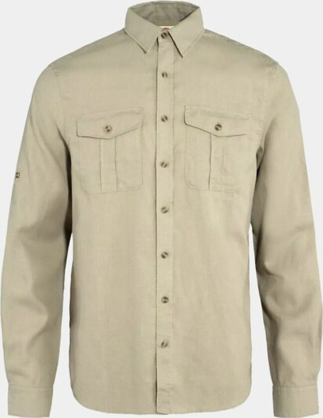 ÖVIK TRAVEL SHIRT LS M SAND STONE
