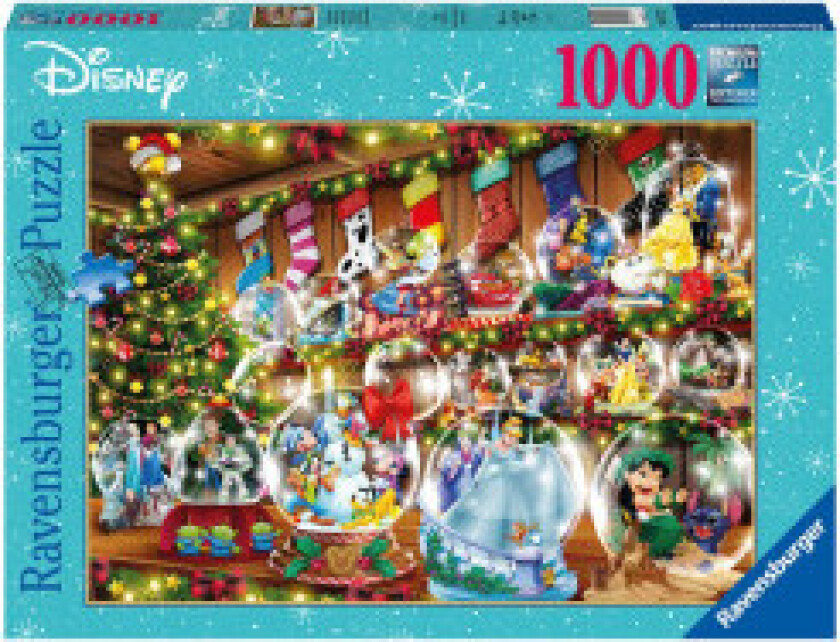 Puslespill 1000 Disney Jul