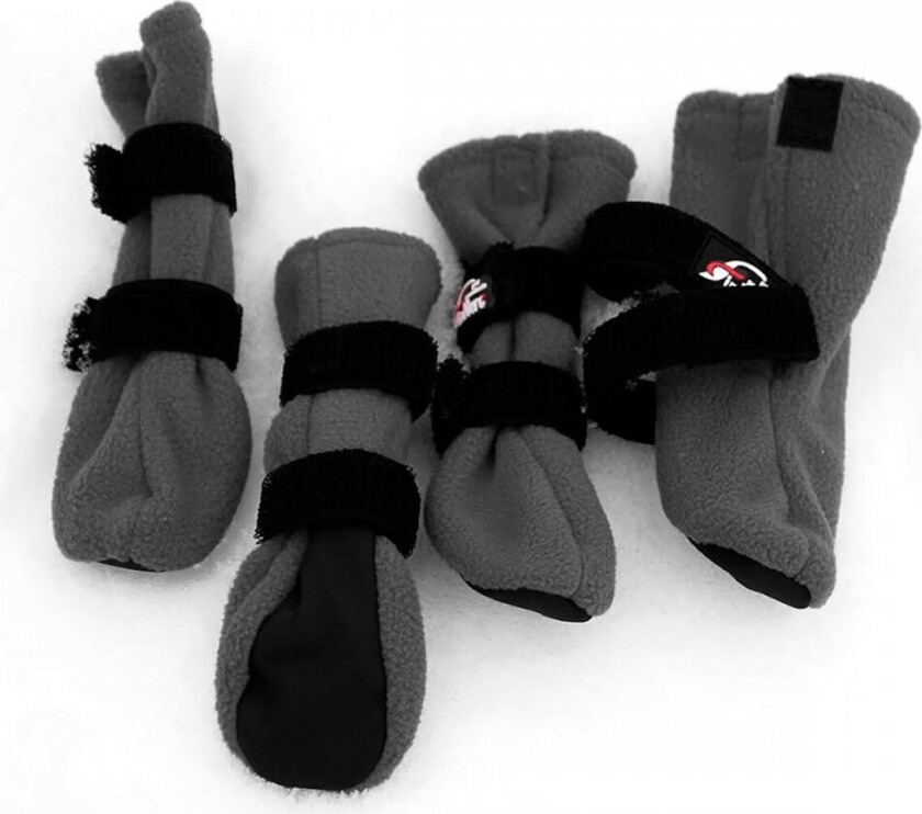 FinNero Halla Fleece Boots Grå 4-pakk (XS)