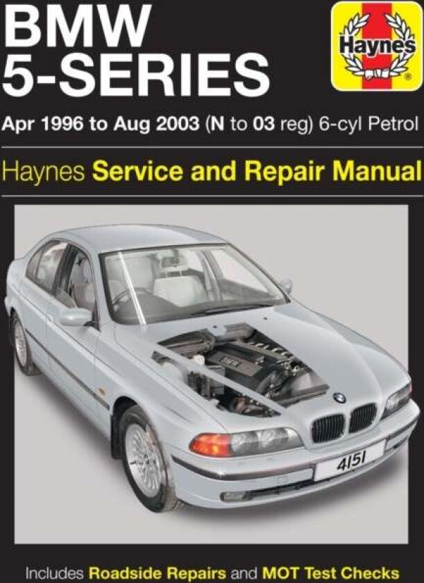 BMW 5-Series 6-cyl Petrol (April 96 - Aug 03) Haynes Repair Manual av Haynes Publishing