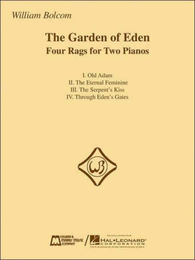 The Garden Of Eden - Four Rags For Two Pianos